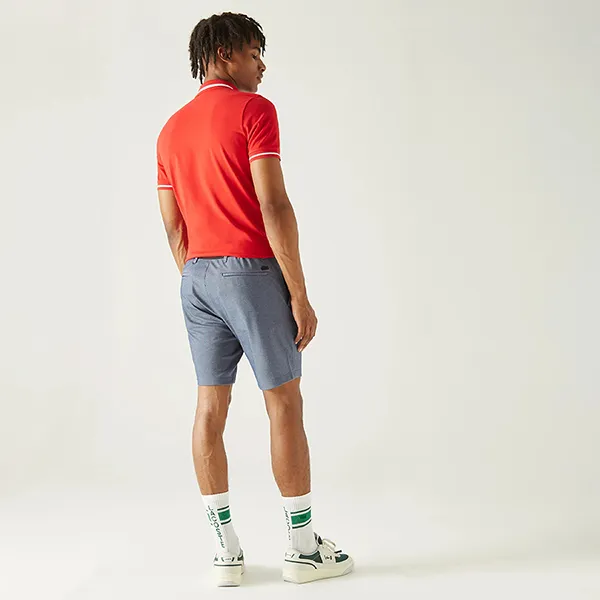 Quần Short Nam Lacoste Men's Regular Fit FH0119 - 19L Màu Xám Size 34