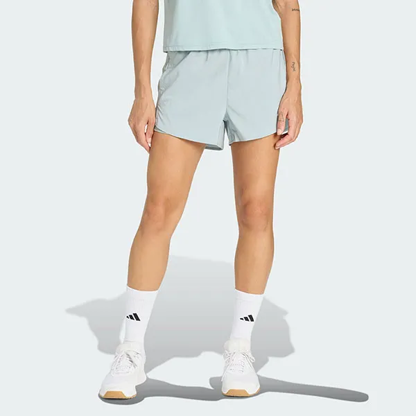 Quần Short Nữ Adidas Essentials 2in1 Workout KC0440 Màu Xanh Nhạt Size XS