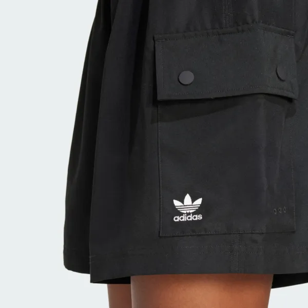 Quần Short Nữ Adidas Essentials Woven High-Waist Cargo Shorts JD1514 Màu Đen Size XS