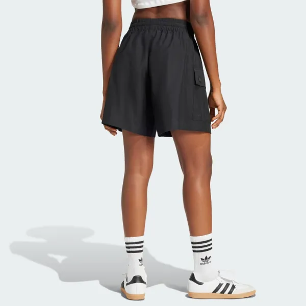Quần Short Nữ Adidas Essentials Woven High-Waist Cargo Shorts JD1514 Màu Đen Size XS