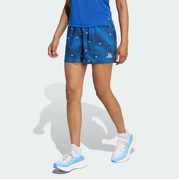 Quần Short Nữ Adidas Running Adi365 Essentials Brand Love KD3957 Màu Xanh Size L 4in