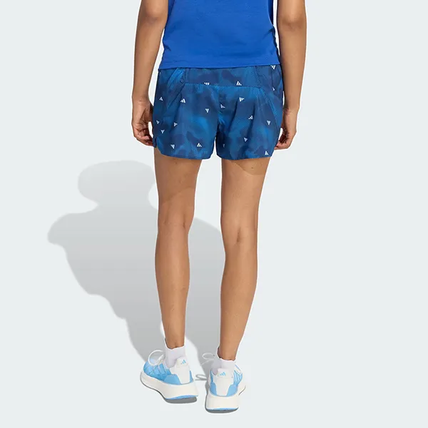 Quần Short Nữ Adidas Running Adi365 Essentials Brand Love KD3957 Màu Xanh Size L 4in