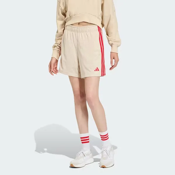 Quần Short Nữ Adidas Stadium Mesh Shorts KC4986 Màu Be Size S
