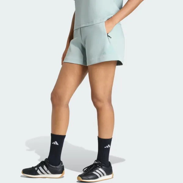 Quần Short Nữ Adidas Z.N.E. KC7724 Màu Xanh Nhạt Size XS