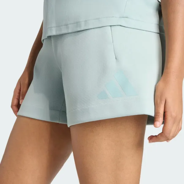 Quần Short Nữ Adidas Z.N.E. KC7724 Màu Xanh Nhạt Size XS