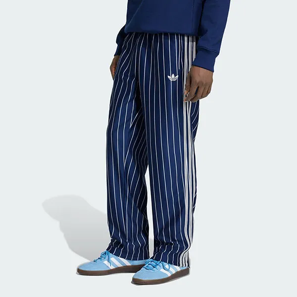 Quần Thể Thao Nam Adidas Firebird Striped Track Pants Night Indigo KR7231 Màu Xanh Kẻ Size L