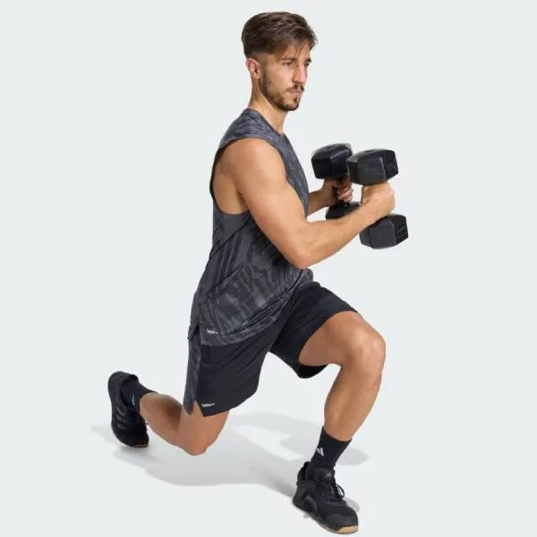 Quần Short Nam Adidas Tech Essentials KA1214 Màu Đen Size S 7in