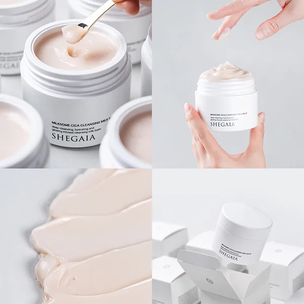 Sáp Tẩy Trang Shegaia Milksome Cica Cleansing Milk Balm 100ml