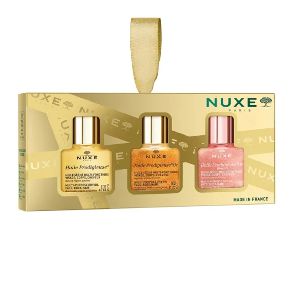 Set Dầu Khô Dưỡng Da Hương Hoa Nuxe Huile Prodigieuse The 3 Prodigieux Dry Oil (3 x 10ml)