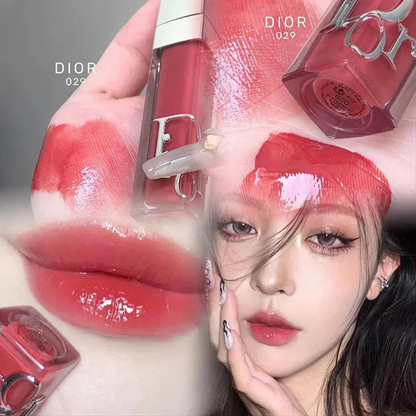 Set Dior 3 Món (Son Dưỡng Dior Addict Lip Maximizer 029 Intense Grape Hồng Berry 6ml+ Nước Hoa Miss Dior Parfum 5ml + Box)