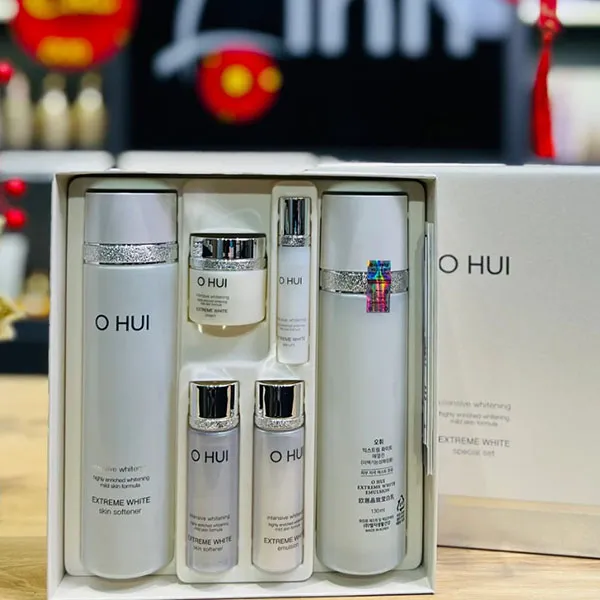Set Dưỡng Trắng Da Ohui Extreme White 2pcs Special 6 Món