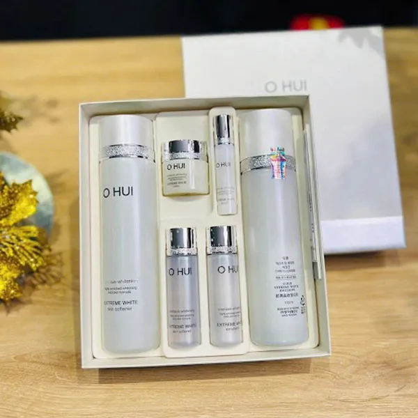 Set Dưỡng Trắng Da Ohui Extreme White 2pcs Special 6 Món