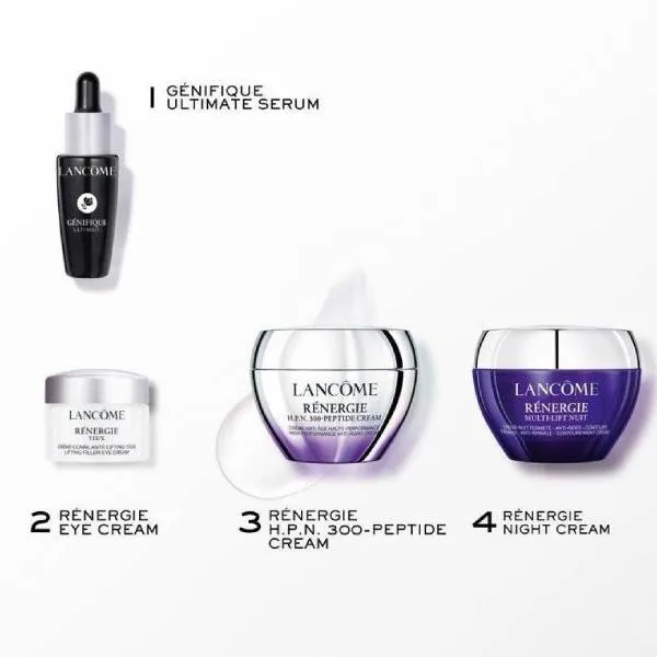 Set Kem Dưỡng Da Ngày Và Đêm Lancôme Rénergie Discovery Set 4 Món