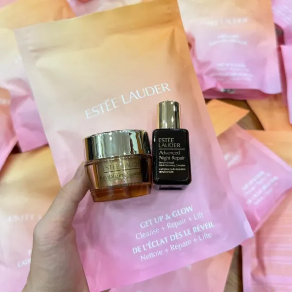 Set Kem Dưỡng Da + Tinh Chất Estée Lauder (2 x 15ml)