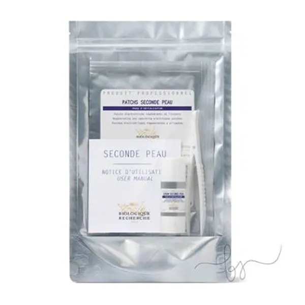 Set Mặt Nạ Giảm Nhăn, Căng Da Biologique Recherche Seconde Peau 5 Miếng + Tinh Chất Tái Tạo Da 5ml