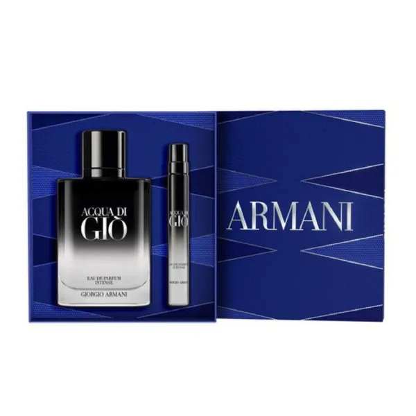 Set Nước Hoa Nam Giorgio Armani Acqua Di Giò EDP Intense (100ml + Mini 10ml)