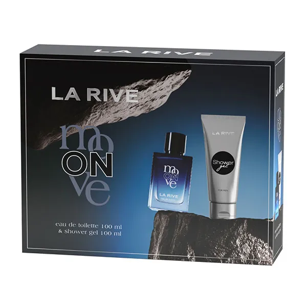 Set Nước Hoa Nam La Rive Coffret Homme Move On EDT 100ml + Sữa Tắm Shower Gel 100ml