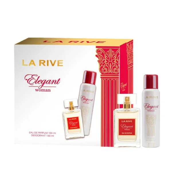 Set Nước Hoa Nữ La Rive Elegant Woman Set 2 Món (EDP 100ml + Xịt Toàn Thân 150ml)