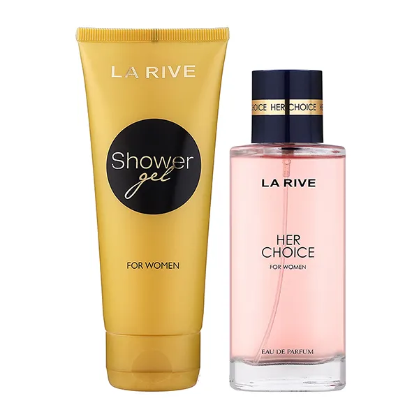 Set Nước Hoa Nữ La Rive Her Choice EDP 100ml + Sữa Tắm Shower Gel 100ml
