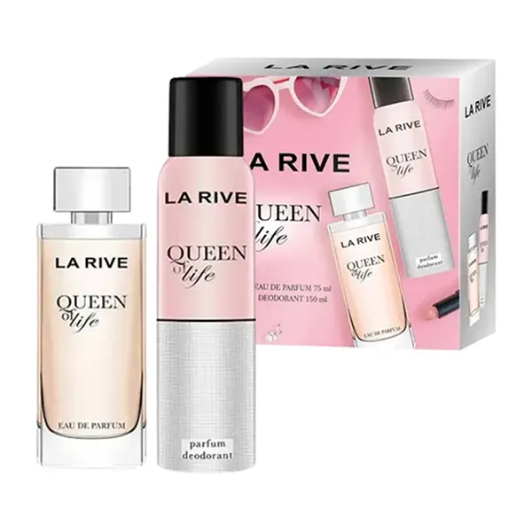 Set Nước Hoa Nữ La Rive Queen Of Life Eau De Parfum 2 Món
