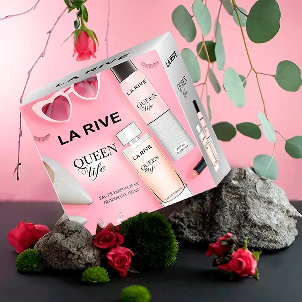 Set Nước Hoa Nữ La Rive Queen Of Life Eau De Parfum 2 Món