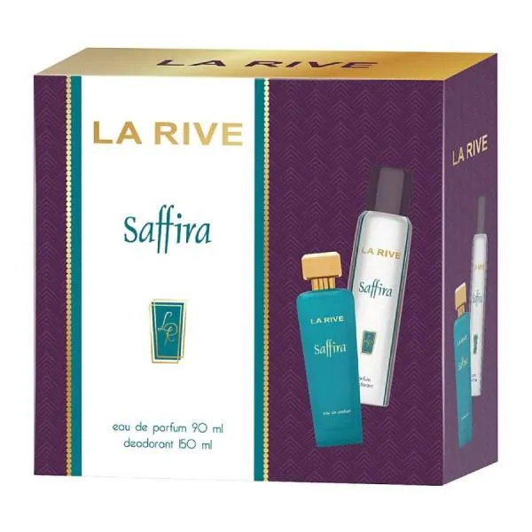 Set Nước Hoa Nữ La Rive Saffira EDP 90ml + Deodorant Spray 150ml