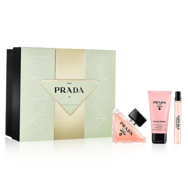 Set Nước Hoa Nữ Prada Paradoxe Eau De Parfum(EDP 90ml + 10ml & Lotion 50ml)