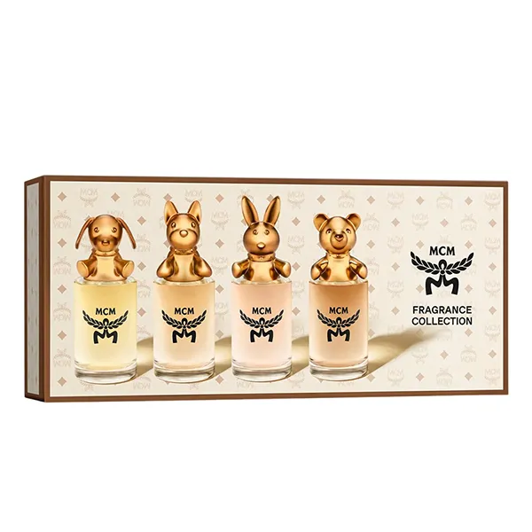 Set Nước Hoa Unisex MCM Fragrance Collection Gift Set Eau De Parfum Mini (4 x 10ml)