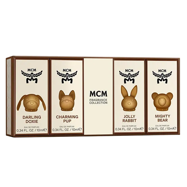 Set Nước Hoa Unisex MCM Fragrance Collection Gift Set Eau De Parfum Mini (4 x 10ml)
