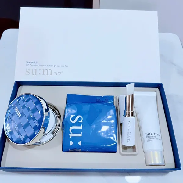 Set Phấn Nước Su:m37 Water Full CC Cushion Perfect Finish SPF50+/PA+++