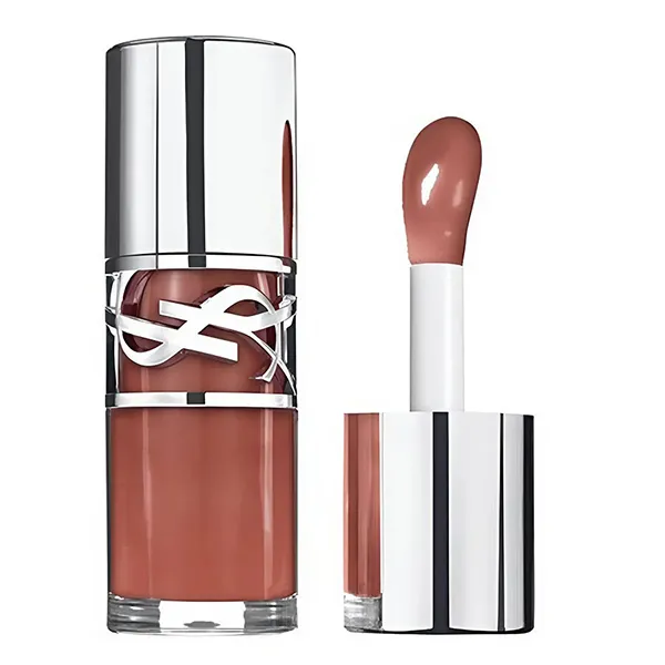 Set Son Dưỡng Yves Saint Laurent YSL Loveshine Plumping Lip Oil Gloss 04 Honey Pure Love Màu Nâu Hồng + Hộp Quà Limited