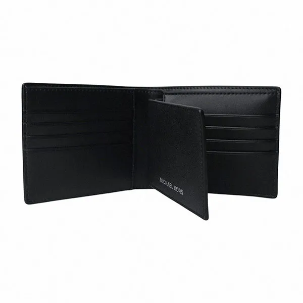 Set Ví Nam Michael Kors MK 36S5LCOF2U Cooper Saffiano Leather Billfold Wallet Màu Đen
