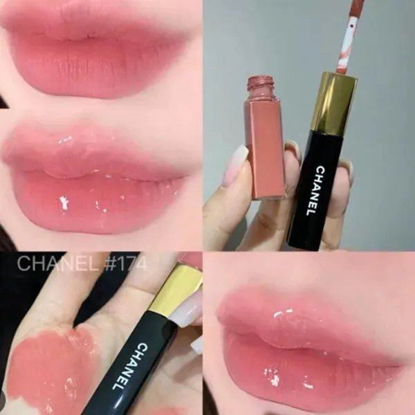 Set Son Dưỡng Chanel Rouge Coco Longwear Satin Lipstick 130 La Pausa + Le Rouge Duo Ultra Tenue 174 Endless Pink Kèm Box Quà