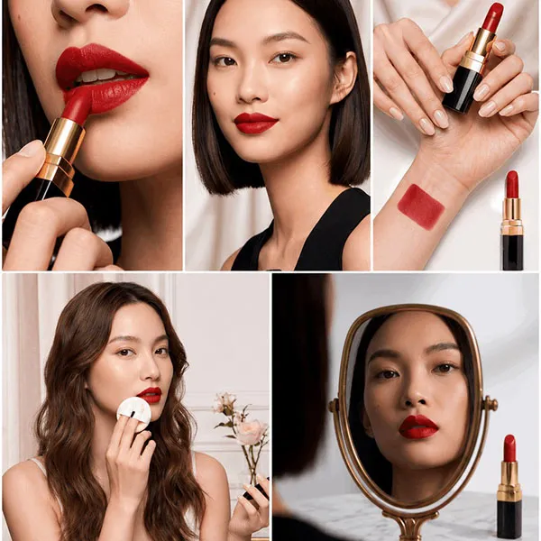 Son Dưỡng Chanel Rouge Coco 120 Gabrielle Màu Đỏ Tươi 3.5g