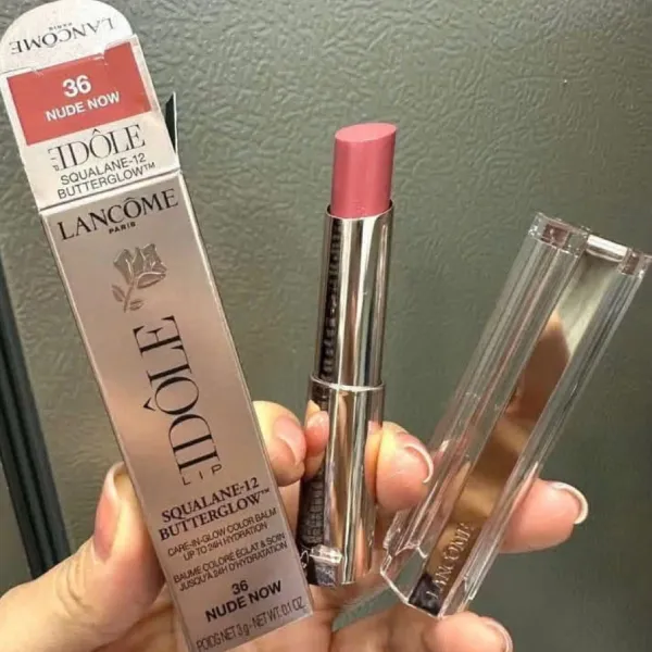 Son Dưỡng Lancôme Idôle Squalane-12 Butterglow 36 Nude Now Màu Hồng Nude