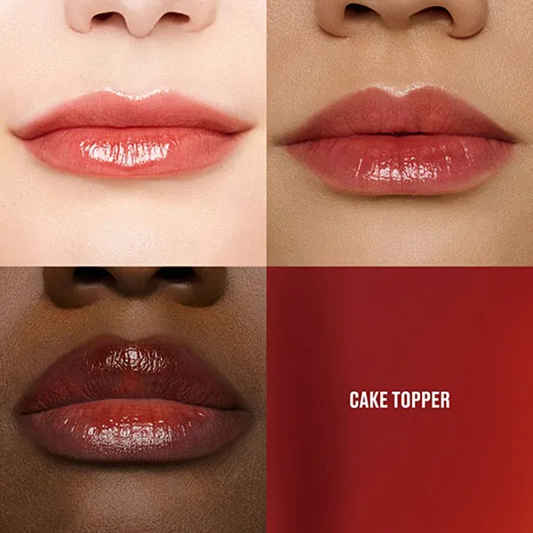 Son Kem MAC Lustreglass StainGlass Lip Tint 939 Cake Topper Màu Hồng Đào