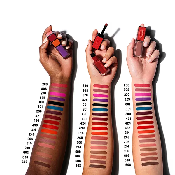 Son Kem Make Up For Ever Artist Liquid Color Multi-Use Lips & Cheeks 438 Steady Red Poppy Màu Đỏ Cam