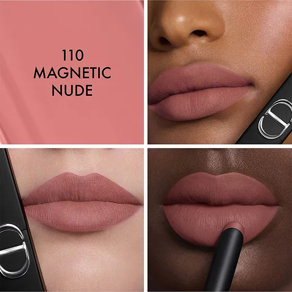 Son Lì Dior Rouge Dior On Stage Matte Lipstick 110 Magnetic Nude Màu Hồng Nude Đất