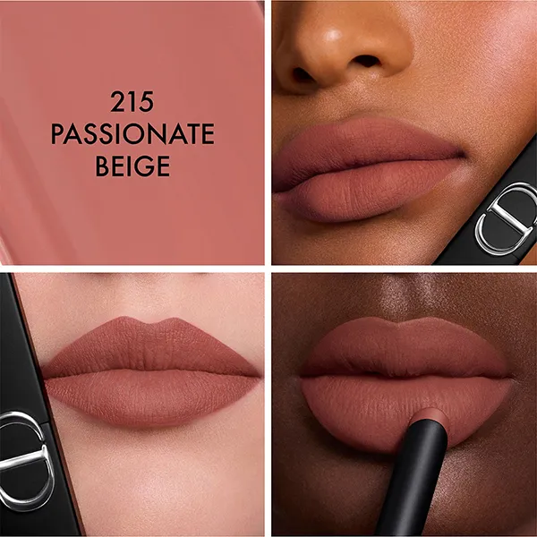 Son Lì Dior Rouge Dior On Stage Matte Lipstick 215 Passionate Beige Màu Hồng Nâu