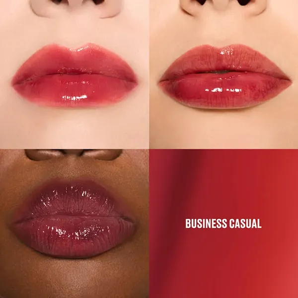 Son MAC Lustreglass Stainglass Lip Tint 946 Business Casual Màu Đỏ Nude Ấm