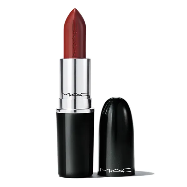 Son Mac Lustreglass Sheer-Shine Lipstick 549 PDA Màu Đỏ Nâu