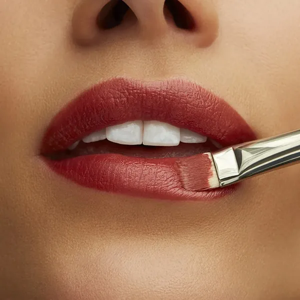 Son Mac Lustreglass Sheer-Shine Lipstick 549 PDA Màu Đỏ Nâu