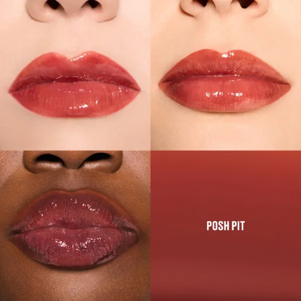 Son MAC Lustreglass Stainglass Lip Tint 937 Posh Pit Màu Hồng Nâu Nude