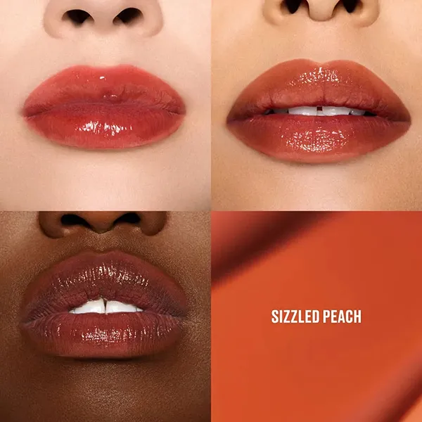 Son MAC Lustreglass StainGlass Lip Tint 940 Sizzled Peach Màu Cam Đào