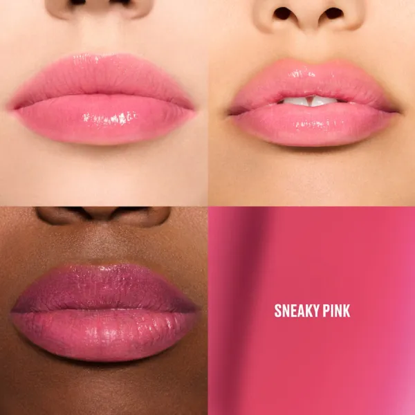 Son MAC Lustreglass Stainglass Lip Tint 945 Sneaky Pink Màu Hồng Kẹo