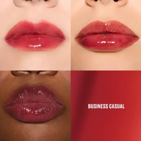 Son MAC Lustreglass Stainglass Lip Tint 946 Business Casual Màu Đỏ Nude Ấm