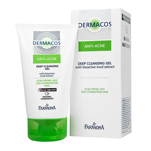 Sữa Rửa Mặt Sạch Sâu Farmona Dermacos Anti Acne Deep Cleansing Gel 150ml