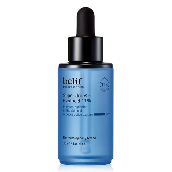 Tinh Chất Cấp Ẩm Và Làm Chậm Sự Oxy Hóa Belif Super Drops Hyalucid 11% 30ml