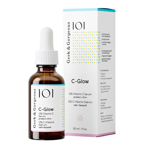 Tinh Chất Làm Sáng Và Làm Đều Màu Da Geek & Gorgeous C-Glow 15% Vitamin C Serum 30ml