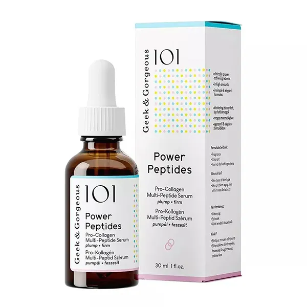 Tinh Chất Tái Tạo, Giảm Nhăn Và Săn Chắc Da Geek & Gorgeous Power Peptides 30ml